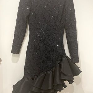 Retrofete Tasha Dress in Black